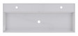 Riho Livit Glaze Top umywalka podwójna 101x46 cm z 2 otworami na baterie biały połysk F70011D