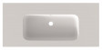 Riho Livit Velvet Top umywalka prostokątna 100,5x46 cm bez otworu na baterię biały mat F70043