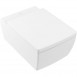 Villeroy&Boch Memento 2.0 muszla WC DirectFlush wisząca + deska wolnioopadająca Weiss Alpin CeramicPlus 4633R0R1 + 8M24S101