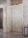 Radaway Idea Gold DWJ drzwi wnękowe przesuwne 140 cm lewe złoty przeźroczyste Easy Clean 387018-09-01L