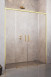 Radaway Idea Gold DWD drzwi wnękowe przesuwne 140 cm złoty przeźroczyste Easy Clean 387124-09-01