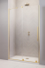 Radaway Furo Gold DWJ drzwi do wnęki przesuwne 160 cm lewe złoty przeźroczyste Easy Clean 10107822-09-01L + 10110780-01-01