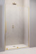 Radaway Furo Gold DWJ drzwi do wnęki przesuwne 90 cm prawe złoty przeźroczyste Easy Clean 10107472-09-01R + 10110430-01-01