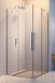 Radaway Furo KDD kabina kwadratowa 110Lx110R drzwi przesuwne chrom przeźroczyste Easy Clean 10105110-01-01L + 10105110-01-01R