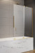 Radaway Furo Gold PND II parawan wannowy przesuwny 100 cm prawy złoty przeźroczyste Easy Clean 10109538-09-01R + 10112494-01-01