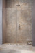 Radaway Furo DWD drzwi wnękowe dwuczęściowe przesuwne 130 cm chrom przeźroczyste Easy Clean 10108363-01-01 + 10111317-01-01