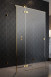 Radaway Essenza Pro Gold KDJ+S kabina trójścienna kwadratowa 100x100x100 drzwi otwierane LEWE złoty przeźroczyste Easy Clean