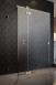 Radaway Essenza Pro Gold KDJ+S kabina trójścienna kwadratowa 80x80x80 drzwi otwierane LEWE złoty przeźroczyste Easy Clean