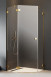 Radaway Essenza Pro Gold PTJ kabina pięciokątna 100x100 pentagonalna LEWA drzwi otwierane złoty przeźroczyste Easy Clean 10100000-09-01L + 10100300-01-01