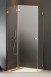 Radaway Essenza Pro Gold PTJ kabina pięciokątna 80x80 pentagonalna LEWA drzwi otwierane złoty przeźroczyste Easy Clean 10100000-09-01L + 10100100-01-01