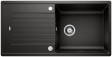 Blanco Zia XL 6 S Silgranit PuraDur II zlewozmywak granitowy 1 komora z ociekaczem, z korkiem automatycznym kolor czarny 526023