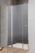Radaway Eos DWJS drzwi do wnęki wahadłowe 140 cm lewe chrom przeźroczyste Easy Clean 13799456-01L