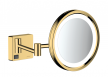 Hansgrohe AddStoris lusterko kosmetyczne z oświetleniem LED złoty optyczny polerowany 41790990