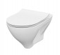 Cersanit Mille CleanOn muszla wisząca + deska wolnoopadająca 51x36,5 biały EcoBox S701-453-ECO
