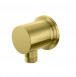 Kohlman Experience Brushed Gold przyłącze kątowe okrągłe złoty szczotkowany QW166EGDB