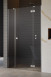 Radaway Essenza DWJS drzwi wnękowe otwierane 140 cm prawe chrom przeźroczyste Easy Clean 1385033-01-01R + 1384090-01-01