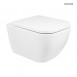 Oltens Vernal zestaw muszla WC wisząca PureRim z powłoką SmartClean z deską wolnoopadającą Slim 42507000