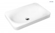 Oltens Kagera umywalka wpuszczana w blat 60x42 cm z powłoką SmartClean biała 40803000
