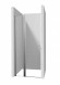 Deante Kerria Plus drzwi prysznicowe uchylne 100 cm chrom/przeźroczyste TotalWhite Active Cover KTSU043P