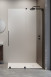 Radaway Furo SL Black kabina typu Walk-In ścianka suwana 110 cm prawa czarny przeźroczyste Easy Clean 10306588-54-01R + 10110544-01-01