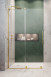 Radaway Furo SL Gold kabina typu Walk-In ścianka suwana 120 cm lewa złoty przeźroczyste Easy Clean 10306638-09-01L + 10110594-01-01