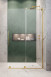 Radaway Furo SL Gold kabina typu Walk-In ścianka suwana 80 cm prawa złoty przeźroczyste Easy Clean 10306438-09-01R + 10110394-01-01