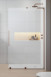 Radaway Furo SL Brushed Copper kabina typu Walk-In ścianka suwana 120 cm prawa miedź szczotkowana przeźroczyste Easy Clean 10306638-93-01R + 10110594-01-01