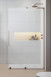 Radaway Furo SL Brushed Copper kabina typu Walk-In ścianka suwana 80 cm prawa miedź szczotkowana przeźroczyste Easy Clean 10306438-93-01R + 10110394-01-01