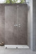 Radaway Furo Brushed Nickel kabina typu Walk-In ścianka suwana 160 cm prawa nikiel szczotkowany przeźroczyste Easy Clean 10106838-91-01R + 10110794-01-01