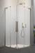 Radaway Furo SL Brushed Gold KDD 1/2 kabiny drzwi przesuwne 90 cm lewe złoty szczotkowane Easy Clean 10305090-99-01L