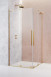 Radaway Furo SL Gold KDD 1/2 kabiny drzwi przesuwne 120 cm lewe złoty Easy Clean 10305120-09-01L