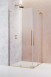 Radaway Furo SL Gold KDD 1/2 kabiny drzwi przesuwne 80 cm lewe złoty Easy Clean 10305080-09-01L