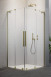 Radaway Furo SL Brushed Gold KDD 1/2 kabiny drzwi przesuwne 90 cm prawe złoty szczotkowane Easy Clean 10305090-99-01R