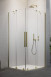 Radaway Furo Brushed Gold KDD 1/2 kabiny drzwi przesuwne 80 cm lewe złoty szczotkowane Easy Clean 10105080-99-01L