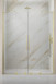Radaway Furo Brushed Gold DWD drzwi wnękowe dwuczęściowe przesuwne 200 cm złoty szczotkowany przeźroczyste Easy Clean 10108538-99-01 + 10111492-01-01