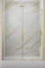 Radaway Furo Brushed Gold DWD drzwi wnękowe dwuczęściowe przesuwne 140 cm złoty szczotkowany przeźroczyste Easy Clean 10108388-99-01 + 10111342-01-01