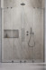 Radaway Furo Brushed GunMetal DWD drzwi wnękowe dwuczęściowe przesuwne 160 cm gunmetal szczotkowany przeźroczyste Easy Clean 10108438-92-01 + 10111392-01-01