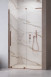 Radaway Furo SL Brushed Copper DWJ drzwi wnękowe przesuwne 110 cm prawa miedź szczotkowana przeźroczyste Easy Clean 10307572-93-01R + 10110530-01-01