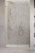 Radaway Furo SL Brushed Gold DWJ drzwi wnękowe przesuwne 120 cm lewe złoty szczotkowany przeźroczyste Easy Clean 10307622-99-01L + 10110580-01-01