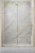 Radaway Furo Brushed Gold DWD drzwi wnękowe dwuczęściowe przesuwne 130 cm złoty szczotkowany przeźroczyste Easy Clean 10108363-99-01 + 10111317-01-01