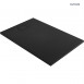 Oltens Bergytan brodzik prostokątny 140x90 cm konglomerat RockSurface czarny mat 15107300