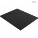 Oltens Bergytan brodzik prostokątny 100x80 cm konglomerat RockSurface czarny mat 15100300