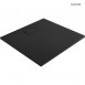 Oltens Bergytan brodzik 90x90 cm kwadratowy konglomerat RockSurface czarny mat 17101300