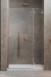 Radaway Essenza Pro Brushed Copper DWJ drzwi wnękowe otwierane 130 cm prawe miedź szczotkowana Easy Clean 10099130-93-01R