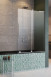 Radaway Furo SL PND II parawan wannowy przesuwny 120 cm prawy chrom przeźroczyste Easy Clean 10309638-01-01R + 10112594-01-01