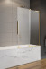 Radaway Furo SL Gold PND II parawan wannowy przesuwny 120 cm prawy złoty przeźroczyste Easy Clean 10309638-09-01R + 10112594-01-01