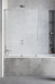 Radaway Furo SL Brushed Nickel PND II parawan wannowy przesuwny 100 cm lewy nikiel przeźroczyste Easy Clean 10309538-91-01L + 10112494-01-01