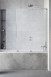 Radaway Furo SL Brushed Nickel PND II parawan wannowy przesuwny 120 cm prawy nikiel przeźroczyste Easy Clean 10309638-91-01R + 10112594-01-01