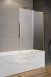 Radaway Furo SL Gold PND II parawan wannowy przesuwny 100 cm prawy złoty przeźroczyste Easy Clean 10309538-09-01R + 10112494-01-01
