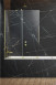 Radaway Furo Brushed Gold PND II parawan wannowy przesuwny 180 cm lewy złoty szczotkowany przeźroczyste Easy Clean 10109938-99-01L + 10112894-01-01